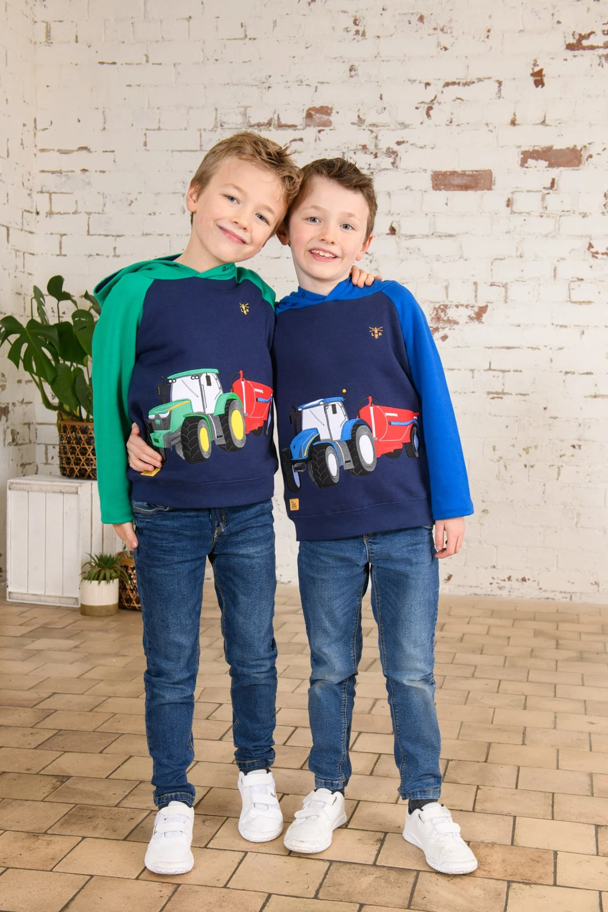 Jack Hoodie - Green Tractor Slurry - Image 6