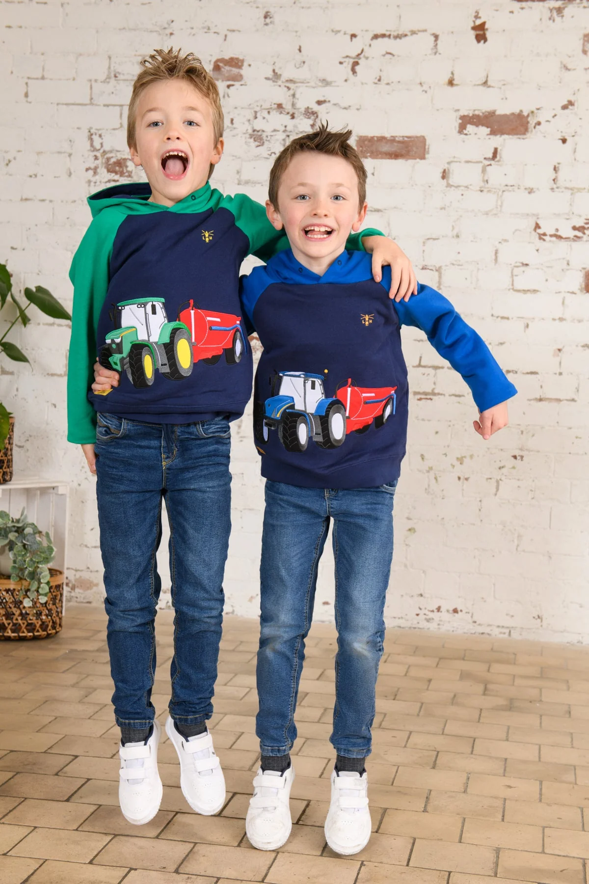 Jack Hoodie - Green Tractor Slurry - Image 9