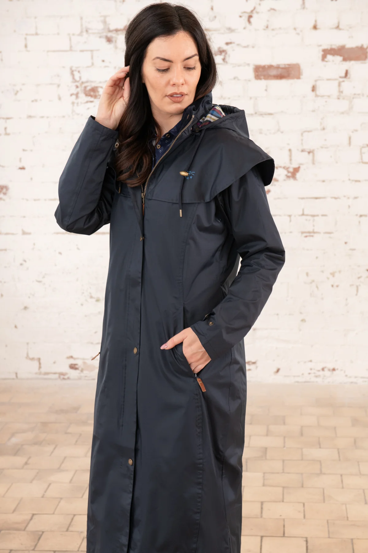 Outback Full Length Waterproof Raincoat - Nightshade - Image 5